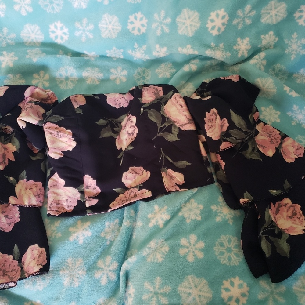 Crop top long sleeve